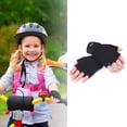 thumbnail image 2 of Guantes de medio dedo para niños, un par de guantes deportivos para niños, guantes sin dedos para niños, elegantes y modernos, 2 of 12