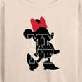 thumbnail image 3 of Mickey & Friends - Silhouette Minnie - Women's Lightweight French Terry Long Sleeve Shirt, 3 of 5