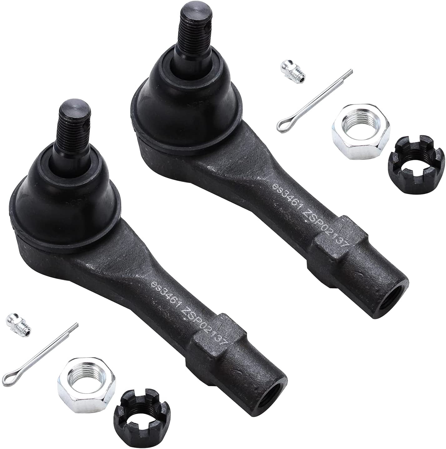 Detroit Axle - Front 8pc Control Arms Kit 2002 2003 Ford Explorer Mercury Mountaineer, 2 Upper Control Arms 2 Lower Ball Joints 2 Sway Bar Links 2 Outer Tie Rods Suspension Kit Replacement