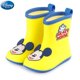 thumbnail image 1 of Botas de lluvia para niños de Disney para niños y niñas más botas de lluvia de terciopelo para niños Mickey para bebés antideslizantes ligeras para agua caliente shoes190-Insole 18.5cm Gao Jinjia LED, 1 of 2