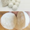 thumbnail image 2 of Surpdew Sheep 4-Pack Wool Dryer Balls Reusable Natural Fabric Softener 6Cm 4Pcs, 2 of 6
