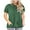#1 Green, variant on LANREMON Plus Size Tops for Women Short Sleeve Round Neck Casual Loose Blue Tee Shirt Oversized Women top with Pockets 24 Plus