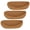 Brown, variant on 24/30/36 Inch Planter Liners for Window Box, 2Pcs Window Basket Liners Fabric Planter Liners Hanging Flower Box Liner Felt Trough Planter Insert Non-Woven Plant Liner Replacement for Garden Planters