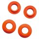 thumbnail image 2 of 4 anillos de goteo para remo de kayak, antideslizantes, de PVC, prácticos y de fácil instalación. Naranja, 2 of 9