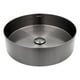 thumbnail image 1 of Ovalin Lavabo Redondo Rubinett Acero Inoxidable 304 Negro Super Lujo, 1 of 5