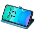thumbnail image 4 of Funda Cartera FOXDOCK para Xiaomi Redmi 13 4G , Flip PU con Relieve de Gatos y Perros, Tarjetero y Soporte, 4 of 6