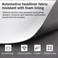 thumbnail image 3 of XiongXiong Suede Auto Headliner Fabric 98"L×60"W with Foam Backing - Gray Interior Replacement Material for Car, Truck, RV Roof, DIY Headliner, Gray, 3 of 14