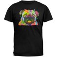 thumbnail image 1 of Pug Neon Black Light Adult T-Shirt, 1 of 1