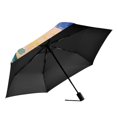 thumbnail image 2 of FORMRS Travel Umbrella Folding Auto Open Close Windproof Rain UV Protection, Seaside Boat, 2 of 8