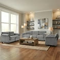 thumbnail image 6 of Bonzy Home Modular Sectional Sofa Couches Living Room Sofa Set Ideal for Small Spaces & Family Fun Gray, 6 of 8