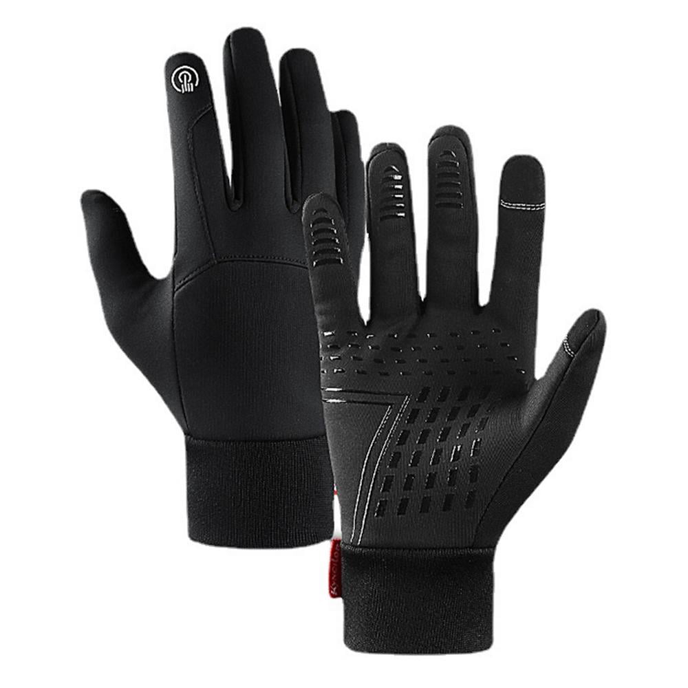 Full Finger Cycling Gloves,Winter Thermal Touch Screen Thermal Camping Hiking Gardening Motorcycle Work Men Women for Outdoor Sports Riding Climbing