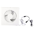 thumbnail image 2 of Greenhouse Fan, Solar Exhaust Fan Anti Scratch  For Bathroom, 2 of 8