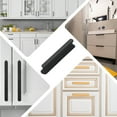 thumbnail image 7 of Uxcell Kitchen Cabinet Handles Hole Center Brushed Cabinet Pulls Kitchen Drawer Hardware for Cupboard Drawer Pulls Black 2.52 Inch (64mm), 7 of 7