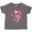Charcoal Grey, variant on Inktastic Christmas Holiday Cute Flamingo Girls Toddler T-Shirt