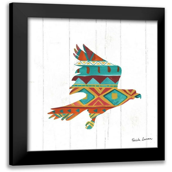 Zaman, Farida 12x12 Black Modern Framed Museum Art Print Titled - Southwestern Vibes III