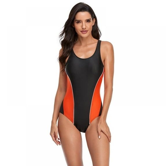 Saient Womens One Piece Swimsuit Training Athletic Swimwear