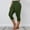 17 Army Green, variant on Feimerou Capri Pants for Women Casual Summer Plus Size Capri Leggings Soft Stretch Comfy Cute High Waisted Tummy Control Capris