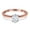Moissanite Rose Tone Silver, variant on Moissanite Size-10 Art Deco Oval Solitaire Cathedral Vintage Rings Wedding Engagement Ring For Women 925 Sterling Silver Gifts For Her