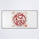 thumbnail image 1 of Un nuevo tapete de escritorio con sello de goma "Te amo", 1 of 1