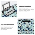 thumbnail image 4 of Bingfone Penguins Dolphins Whales Luggage Cover Washable Suitcase Cover Protector Anti-scratch Suitcase cover Fits 18-32 Inch Luggage (No luggage included), 4 of 8