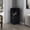 Black, variant on Medium-Sized Corner Bar Cabinet with Storage / Organize Bar Setup Efficiently