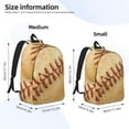 thumbnail image 2 of Salouo Vintage Baseball for Travel Backpack for Men Women,Casual Laptop Backpack Daypack Business Work Bag for Travel、Hiking、Weekend -Medium, 2 of 5