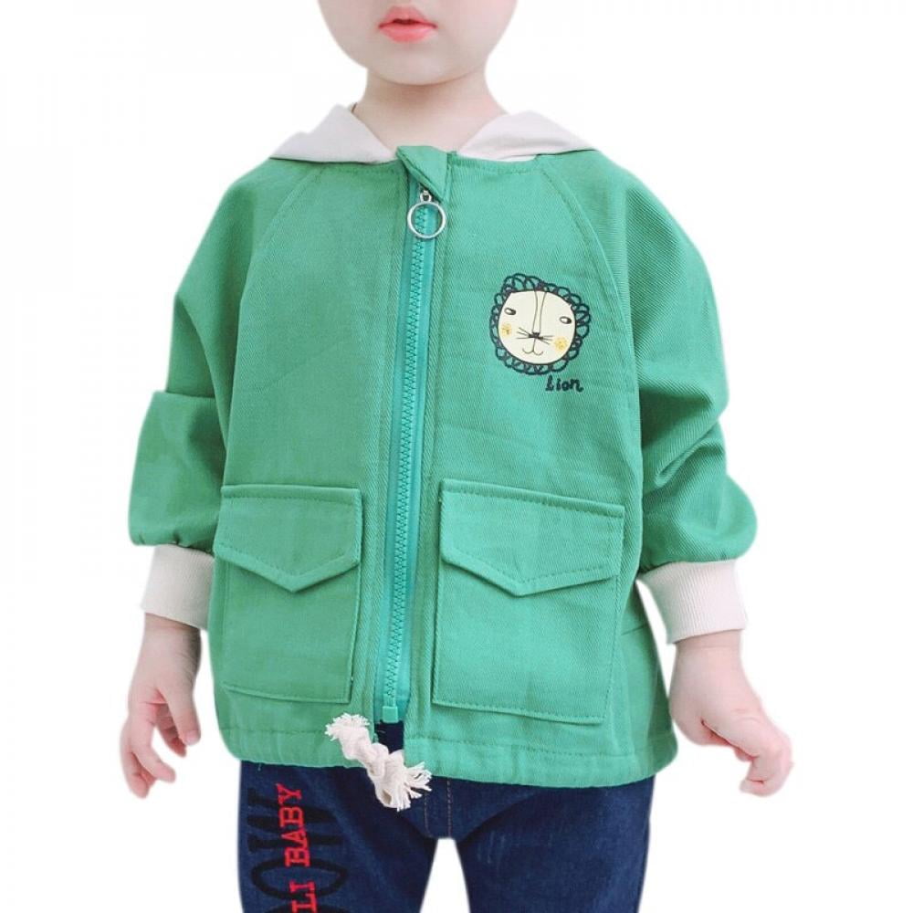 Toddler Baby Boys outerwear coats Cartoon Jacket Kids Baby Fall Spring Clothes 