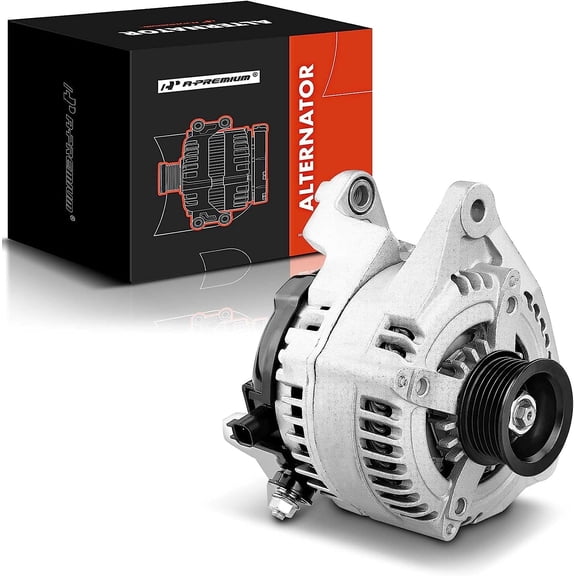 A-Premium Alternator Compatible with Dodge Nitro 2007 2008 2009 2010 V6 4.0L, 150A 12V Clockwise 6-Groove Pulley Replace# 421000-0521, 4210000521