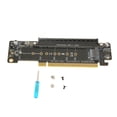 thumbnail image 2 of PCIE X16 Expansion Card, Supports PCIE 4.0 PCIE X16 Riser Expansion Card Stable Operation 6 Port  for Home, 2 of 8
