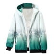thumbnail image 1 of JHLZHS Fishing Jacket Mens Fashion Simple Hooded Color Blocking Pocket Cardigan Zipper Sweater Jacket Welding Jacket 046, 1 of 3