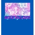 thumbnail image 2 of Chrome Baddie Y2K Trend Butterflies and Cassette Tape Adult Blue Long Sleeve Hoodie-Small, 2 of 3