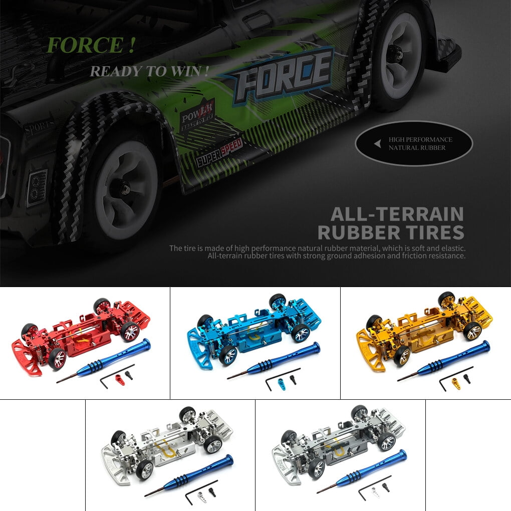 1/28 RC Car Metal Upgrade Modified Frame Vehicle Assembly Set