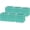 Turquoise, variant on 6 Pack - SimpleHouseware Foldable Cloth Storage Cube Basket Bins Organizer, Turquoise (11" H x 10.75" W x 10.75" D)