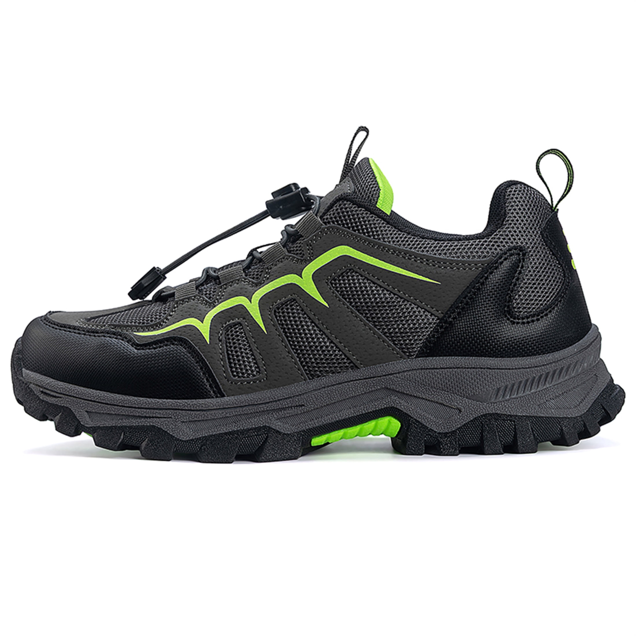 YOURDIARY Mens Womens Low Top Hiking Shoes Breathable Slip Resistant Trekking Trails Outdoor Sneakers