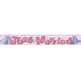thumbnail image 1 of Amscan Just Married Foil Banner, 1 of 1