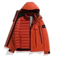 thumbnail image 2 of Mens Ski Jacket 2 in 1 Waterproof Snow Coat Winter Thick Warm Snowboarding Mountain Windbreaker Outwear, 2 of 3