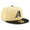 thumbnail image 3 of Men's New Era Sand/Black Arizona Diamondbacks 2021 City Connect 59FIFTY Fitted Hat, 3 of 5