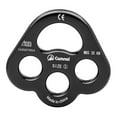thumbnail image 1 of Outdoor 4 Hole Leg Rig Plate, Multiple Anchor Point Connector for Rock Climbing - Black, Mini, 1 of 6