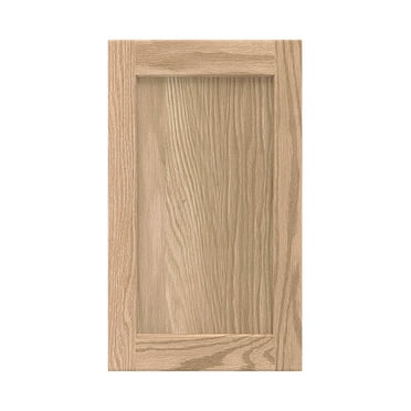 Onestock 12 x 24 inch Unfinished Oak Wood Cabinet Door Replacement, Shaker