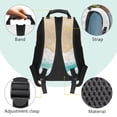 thumbnail image 6 of KUIFORTI Surfing Capybara Print Kids Backpack Lightweight Large Capacity School Bag with Adjustable Straps Suitable for Elementary Primary Middle Students Back to School Essentials, 6 of 7