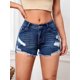 thumbnail image 1 of Pantalones cortos vaqueros ajustados rasgados para mujer, pantalones cortos elásticos sexys con borde crudo, ropa informal para mujer, S-2XL 2023, 1 of 5
