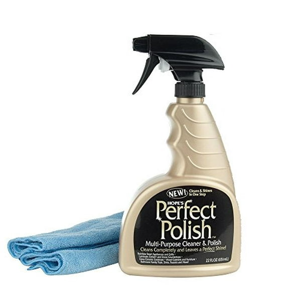 Hope's Perfect Polish and MultiSurface Cleaner, 22Ounce with Micro