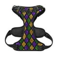 thumbnail image 5 of Gaeub Mardi Gras Shiny Green Purple Gaeub Mardi Gras Shiny Green Purple No Pull Dog Harness, Secure and Adjustable Pet Vest for Outdoor Activities - X-Large, 5 of 8