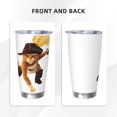 thumbnail image 3 of Vaso de 20 oz de El Gato con Botas, taza de viaje de café con aislamiento al vacío de acero inoxidable, taza de café, taza de viaje con tapa, taza térmica para exteriores, 3 of 8