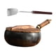thumbnail image 2 of Wok antiadherente de hierro para cocinar sartenes Wok, ollas colgantes para cocinar, sartén para freír, Wok de fondo redondo para restaurante y hogar, 2 of 7