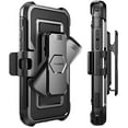 thumbnail image 4 of YOYO Armorbox Case Designed for iPhone SE2 2020 /iPhone 7/iPhone 8, Built in [Screen Protector] Full-Body Rugged Holster Case for iPhone SE 2nd generation, Black, 4 of 7