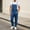 #0099-Blue, variant on Ceisia Men Adjustable Strap Denim Bib Overalls Pocket Design Loose Fit Casual Jumpsuit Pants Black L Gift