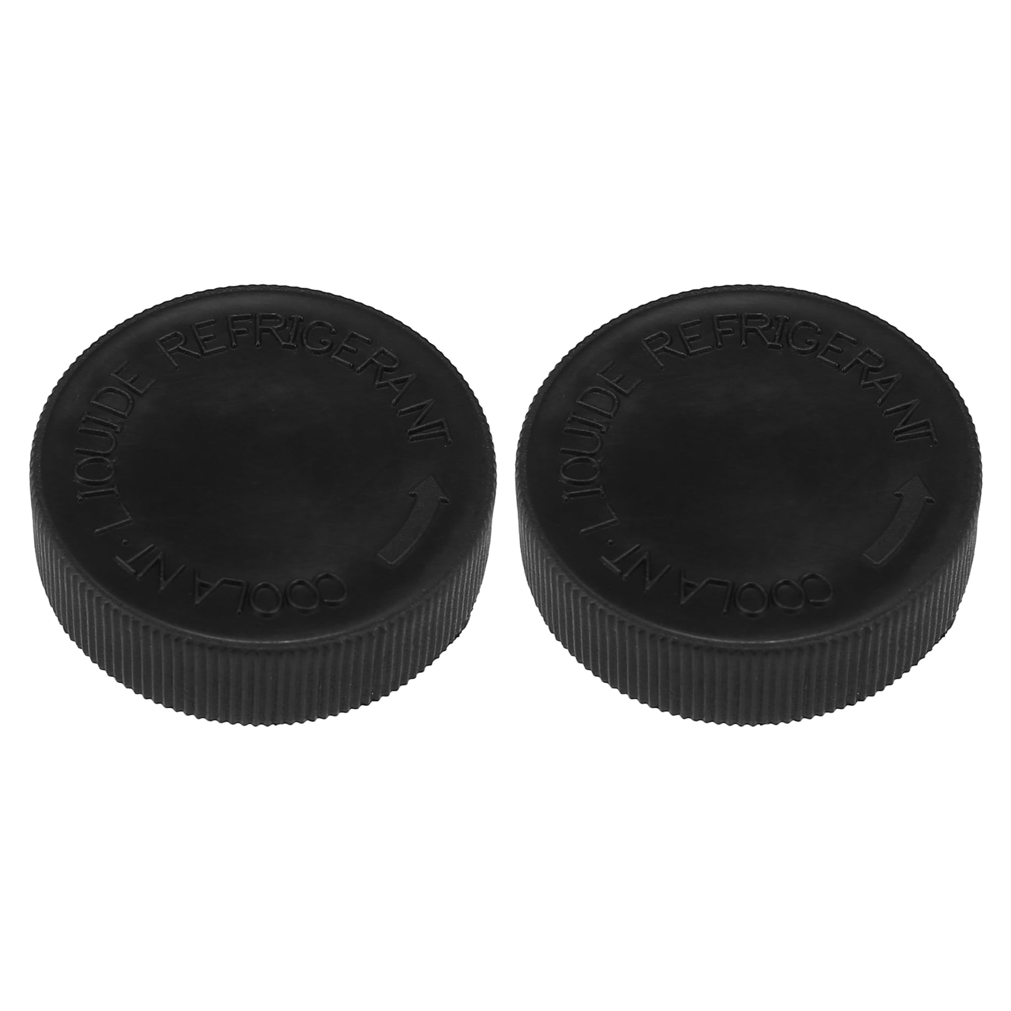 Unique Bargains Radiator Coolant Reservoir Overflow Tank Cap for Infiniti Q45 Q50 - Pack of 2 Black