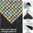thumbnail image 3 of Multi Color Diamond Checkerboard Checkered Pattern Kitchen Rugs Sets Of 3,Kitchen Runner Rugs Non Skid Washable,Decorative Kitchen Floor Mats for Kitchen,Sink,Laundry,17"x30"+ 17"x47" + 17"x59", 3 of 6