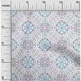 thumbnail image 1 of oneOone Polyester Lycra Medium Blue Fabric Dot|Heart & Shapes Geometric Craft Projects Decor Fabric Printed By The Yard 56 Inch Wide, 1 of 1